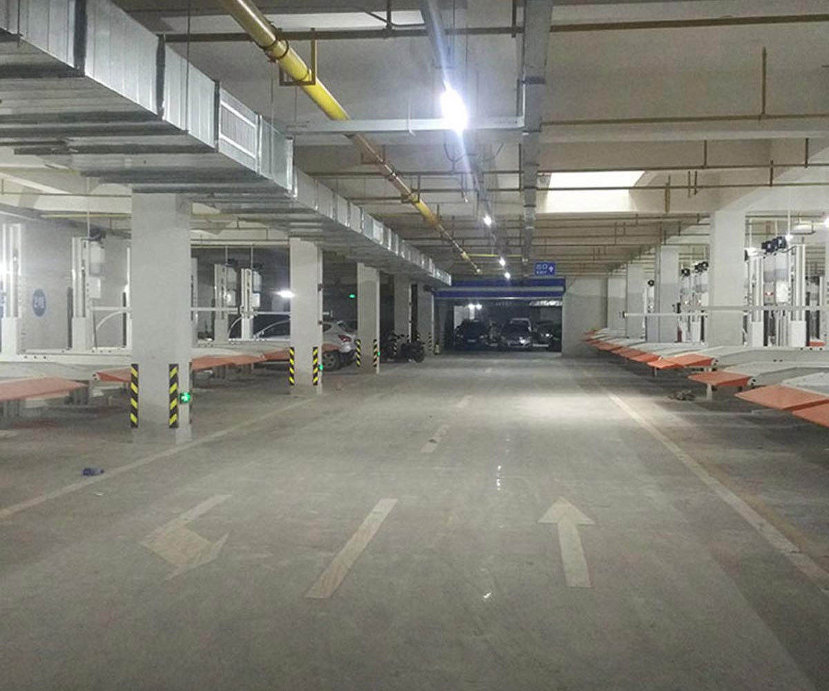 兩柱升降式機械停車設備拆除