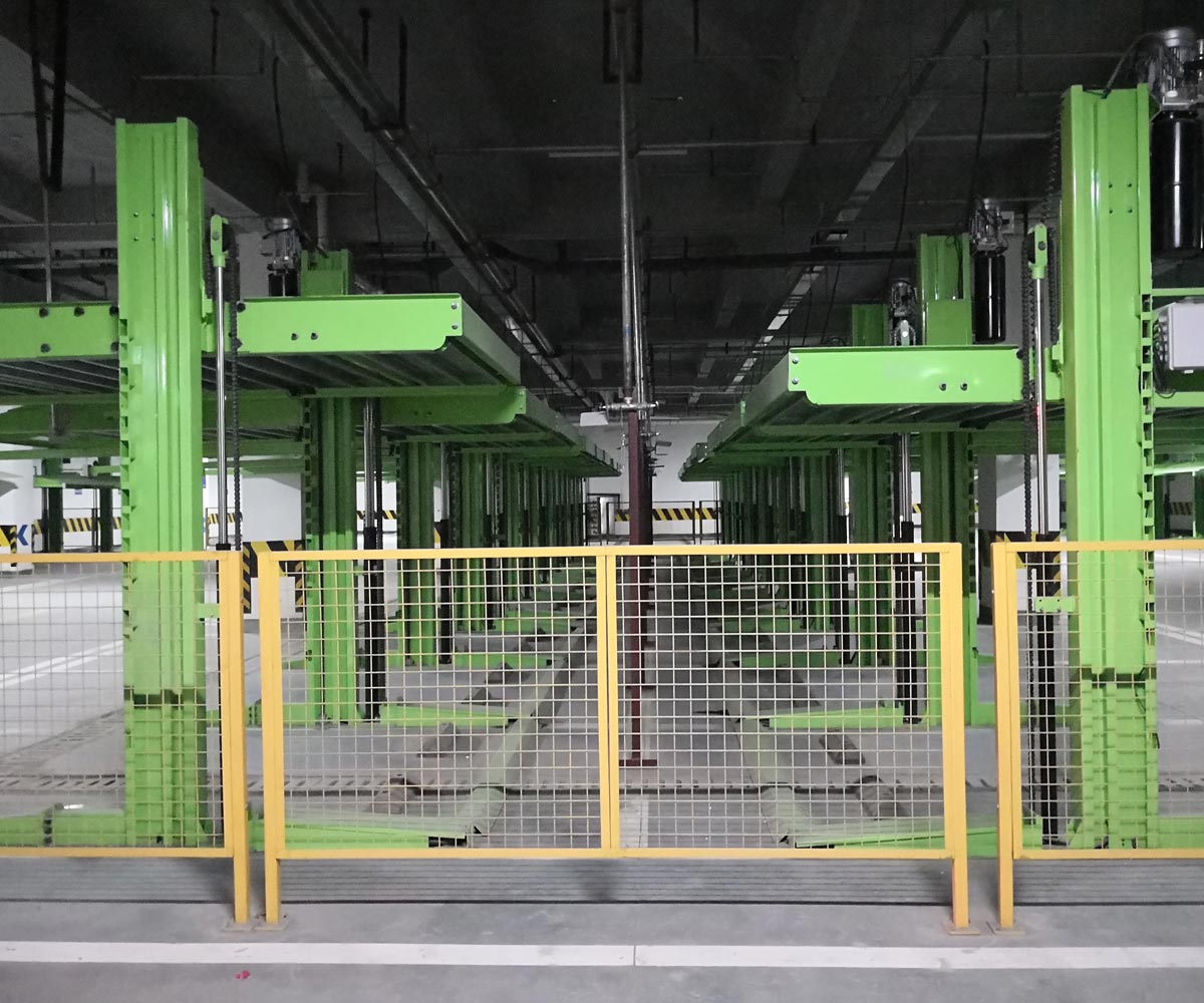 四柱簡易升降類機(jī)械停車庫